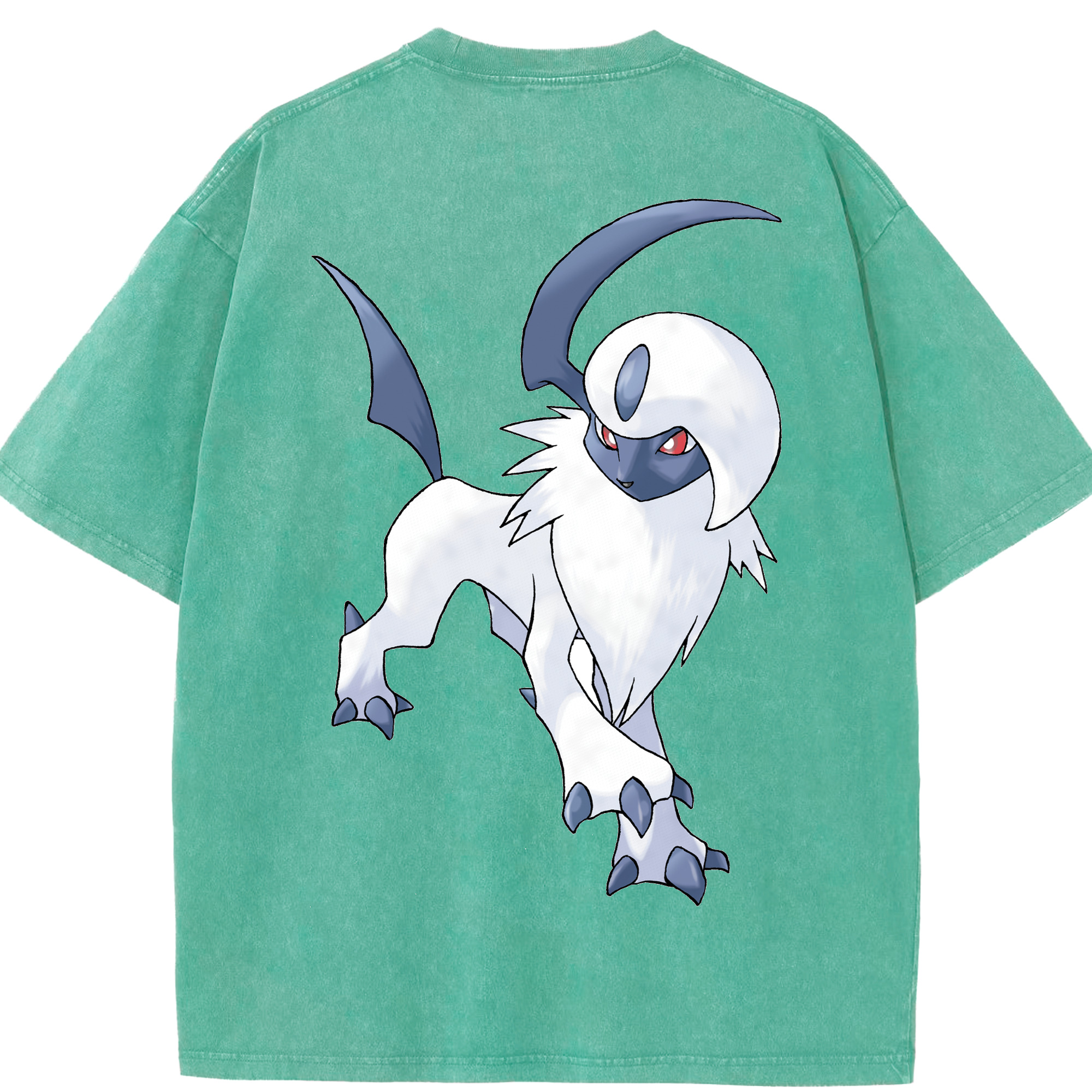 （画像用） ポケットモンスター Pokémon 綿100% ヴィンテージ風 半袖Tシャツ（背面プリント）